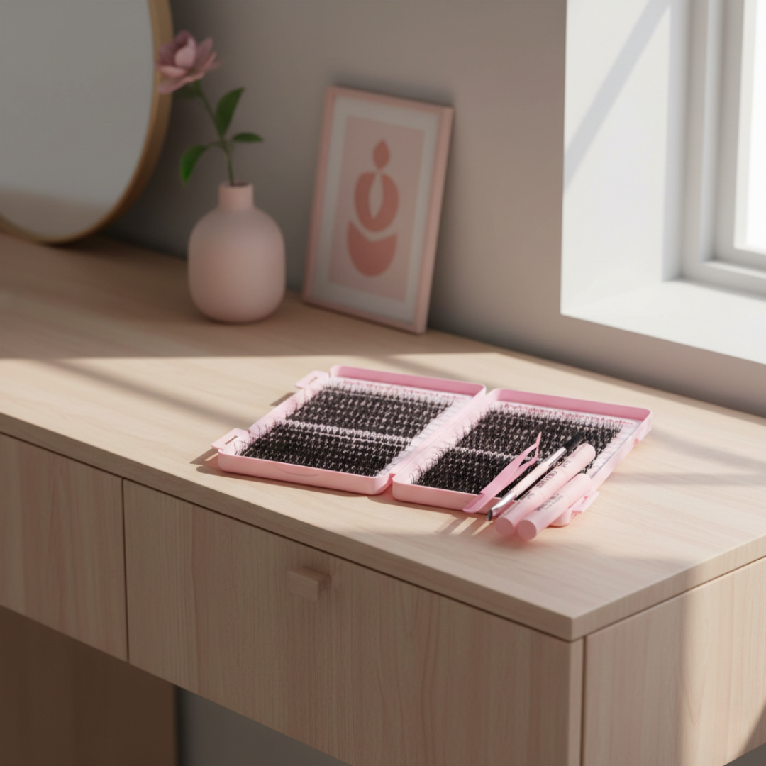 DIY-kit För Volymklusterfransar